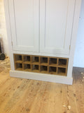 *Kitchen Larder Pantry with 12 Bottle Wine Rack and Spice Racks (40 cm or 50 cm deep) 90 cm WIDE