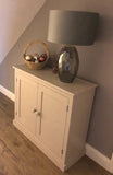 ^Shaker Style 2 Door Low Hallway Cupboard - to match our Tall Hall Cupboard (35 cm deep)