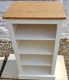^Solid Pine Low Bookcase - 48" High with Adjustable Shelves