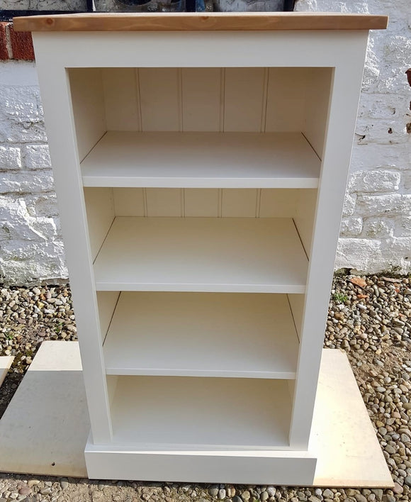 >Solid Pine Low Bookcase - 48