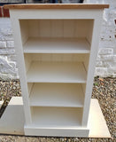 ^Solid Pine Low Bookcase - 48" High with Adjustable Shelves