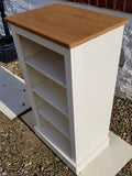 ^Solid Pine Low Bookcase - 48" High with Adjustable Shelves