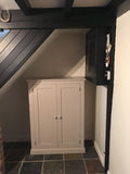 ^Shaker Style 2 Door Low Hallway Cupboard - to match our Tall Hall Cupboard (35 cm deep)