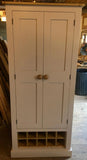 ^Kitchen Larder Pantry with 10 Bottle Wine Rack and Spice Racks (40 cm or 50 cm deep) 75 cm wide
