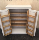 12c. ^122 cm High - Low Larder Pantry Storage Cupboard with Spice Rack (40 cm deep) 📢 ADD TO CART to UNLOCK TODAYS DEAL