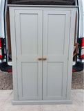 15a. ^150 cm Medium Height 2 door Storage Cupboard with Hooks and Shelves (35 cm deep) 📢 ADD TO CART to UNLOCK TODAYS DEAL