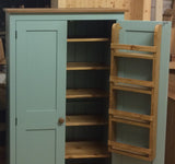 *2 Door with 4 Drawer Kitchen Pantry Larder Storage Cupboard with Spice Racks
