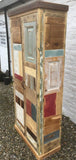 z**IN STOCK**BESPOKE Kitchen Larder Pantry Cupboard with Spice Racks, Reclaimed Timber ONE ONLY