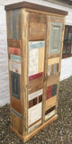 z**IN STOCK**BESPOKE Kitchen Larder Pantry Cupboard with Spice Racks, Reclaimed Timber ONE ONLY