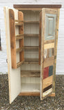 z**IN STOCK**BESPOKE Kitchen Larder Pantry Cupboard with Spice Racks, Reclaimed Timber ONE ONLY