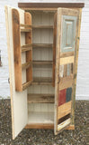 z**IN STOCK**BESPOKE Kitchen Larder Pantry Cupboard with Spice Racks, Reclaimed Timber ONE ONLY