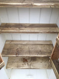 z**IN STOCK**BESPOKE Kitchen Larder Pantry Cupboard with Spice Racks, Reclaimed Timber ONE ONLY