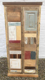 z**IN STOCK**BESPOKE Kitchen Larder Pantry Cupboard with Spice Racks, Reclaimed Timber ONE ONLY