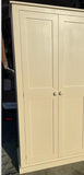 *2 Door Hallway, Utility, Cloak Room Storage Cupboard with Hooks and Shelves (40 cm deep) ALL  SIZE VARIATIONS