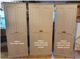 ^Ironing Board and Hoover, Laundry, Kitchen, Utility, Hall Storage Cupboard (45 cm and 50 cm deep) ALL SIZE VARIATIONS - OPTION 1
