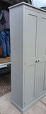 ^2 Door Hallway, Utility, Cloak Room Storage Cupboard with Hooks and Shelves (40 cm deep) ALL  SIZE VARIATIONS