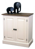 ^Shaker Style 2 Door Low Hallway Cupboard - to match our Tall Hall Cupboard (35 cm deep)