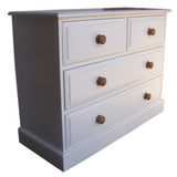 *Solid Pine 2 over 2 Chest of Drawers - 36" wide