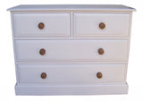 *Solid Pine 3 Drawers next to 3 Drawers DOUBLE Chest of Drawers - 54" wide