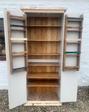 z**IN STOCK**BESPOKE Unique Kitchen Larder Pantry Cupboard with Spice Racks, Reclaimed Timber ONE ONLY