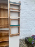 z**IN STOCK**BESPOKE Unique Kitchen Larder Pantry Cupboard with Spice Racks, Reclaimed Timber ONE ONLY