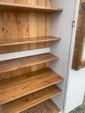 z**IN STOCK**BESPOKE Unique Kitchen Larder Pantry Cupboard with Spice Racks, Reclaimed Timber ONE ONLY