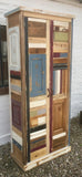 z**IN STOCK**BESPOKE Unique Kitchen Larder Pantry Cupboard with Spice Racks, Reclaimed Timber ONE ONLY