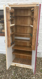 z**IN STOCK**BESPOKE Unique Kitchen Larder Pantry Cupboard with Spice Racks, Reclaimed Timber ONE ONLY