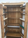z**IN STOCK**BESPOKE Unique Kitchen Larder Pantry Cupboard with Spice Racks, Reclaimed Timber ONE ONLY