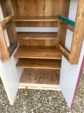 z**IN STOCK**BESPOKE Unique Kitchen Larder Pantry Cupboard with Spice Racks, Reclaimed Timber ONE ONLY