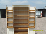 90c. ^ 90 cm wide Tall 2 Door Larder Pantry Cupboard with Spice Racks 📢 ADD TO CART to UNLOCK TODAYS DEAL