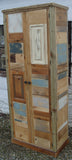 z**IN STOCK**BESPOKE Kitchen Larder Pantry Cupboard with Optional Spice Rack, Reclaimed Timber