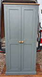 90c. ^ 90 cm wide Tall 2 Door Larder Pantry Cupboard with Spice Racks 📢 ADD TO CART to UNLOCK TODAYS DEAL