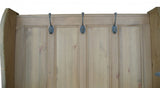 ^Hallway Porch Settle Pew Monks Bench, with Optional Coat Hook and under storage seat