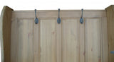^Hallway Porch Settle Pew Monks Bench, with Optional Coat Hook and under storage seat