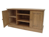 ^Large 2 Door and Open TV Cupboard