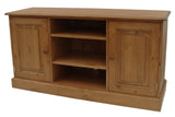 ^Large 2 Door and Open TV Cupboard