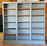 ^Triple Bookcase for Home Office. Dining Room, Hallway Entrance - 2 m wide