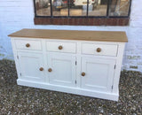 ^3 Door 3 Drawer Open Top Dresser - Available 4' or 5' wide