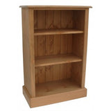 ^Solid Pine Low Bookcase - 36" High with Adjustable Shelves