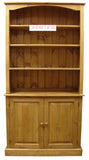 *Solid Pine Tall Bookcase - 78" High with Adjustable Shelves