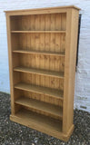 *Solid Pine Tall Bookcase - 78" High with Adjustable Shelves