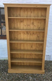 *Solid Pine Tall Bookcase - 78" High with Adjustable Shelves