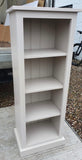 ^Solid Pine Low Bookcase - 48" High with Adjustable Shelves