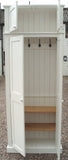 ^2 Door Hallway, Utility, Cloak Room Storage Cupboard with Hooks and Shelves (40 cm deep) ALL  SIZE VARIATIONS