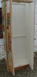 z**IN STOCK**BESPOKE Kitchen Larder Pantry Cupboard with Optional Spice Rack, Reclaimed Timber