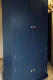 **IN STOCK* 90 cm wide 2 door over 2 door Hallway, Utility, Cloak Room Cupboard - Coat Hooks and Lower Shoe Cupboard