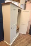 Medium Height Hall & Shoe Cupboard 150 cm high with Hooks and Shelves 2 door - 15a.(35 cm deep) 📢 ADD TO CART to UNLOCK TODAYS DEAL