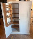 Medium Height Storage Cupboard 150 cm high - Optional Spice Rack 15c. (40 cm deep) 📢 ADD TO CART to UNLOCK TODAYS DEAL