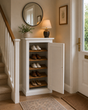 *Shaker Style Low NARROW 1 Door Hallway Shoe Cupboard - to match our Tall Hall Cupboard (35 cm deep) *NEW PRODUCT*